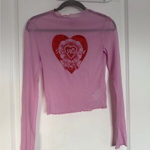 Urban Outfitters Pink Mesh Fabric